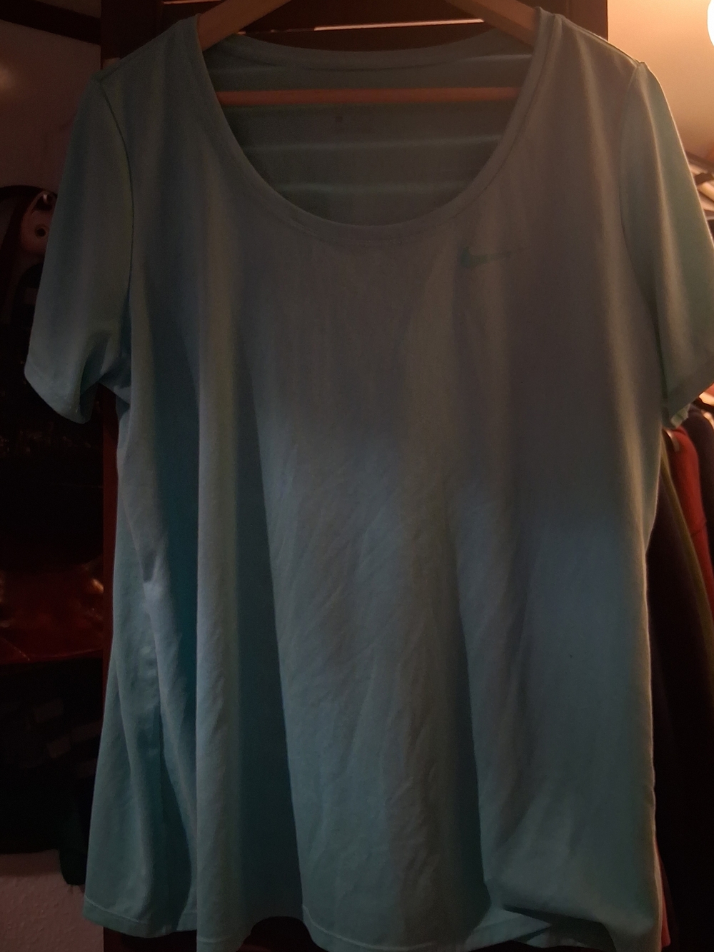Nike Women's T-shirt Minty Blue